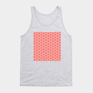 Concentric hexagons - red Tank Top